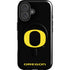 University of Oregon Ducks Black Gradient iPhone 16 Plus Magsafe Impact Case